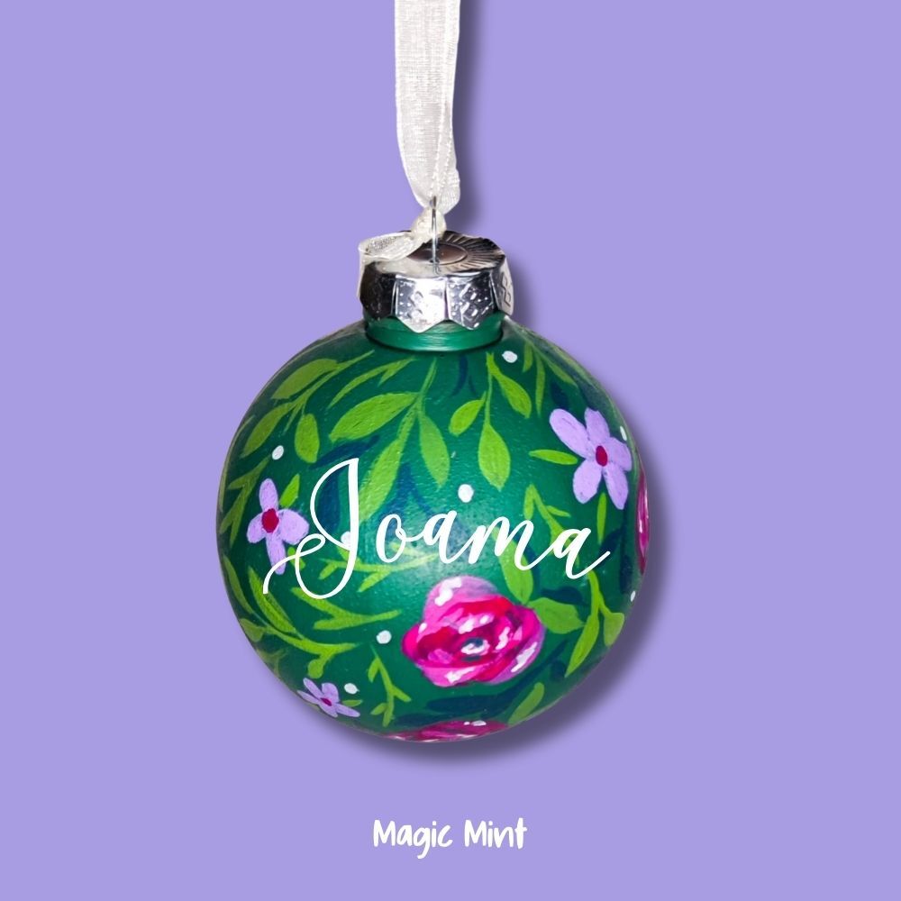 Glob mare pictat manual