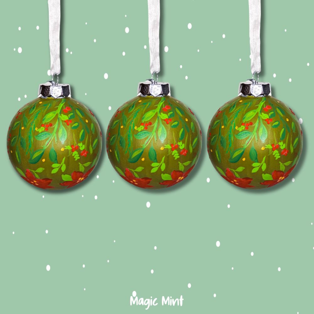 Decorațiune brad cu Crăciunițe