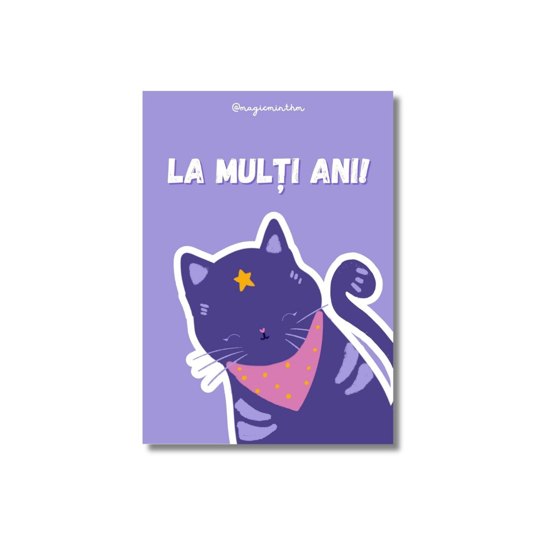 pisica aniversara