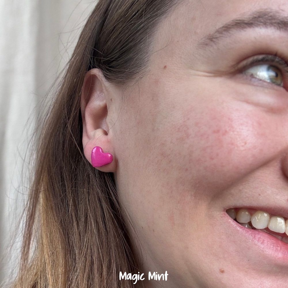 Set cercei multicolori formă inimioară - Image 16