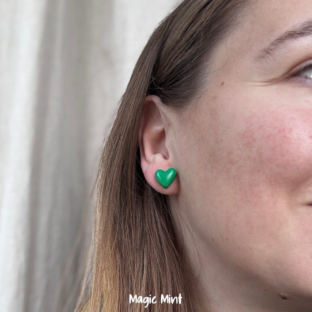 Set cercei multicolori formă inimioară - Image 14