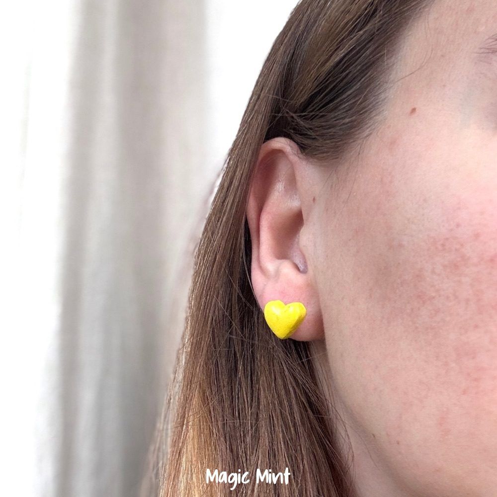 Set cercei multicolori formă inimioară - Image 15