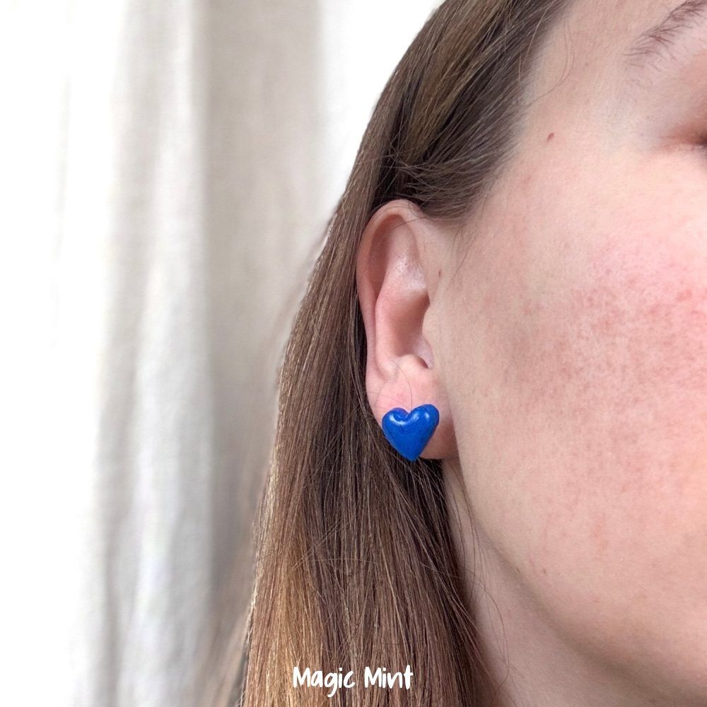 Set cercei multicolori formă inimioară - Image 13