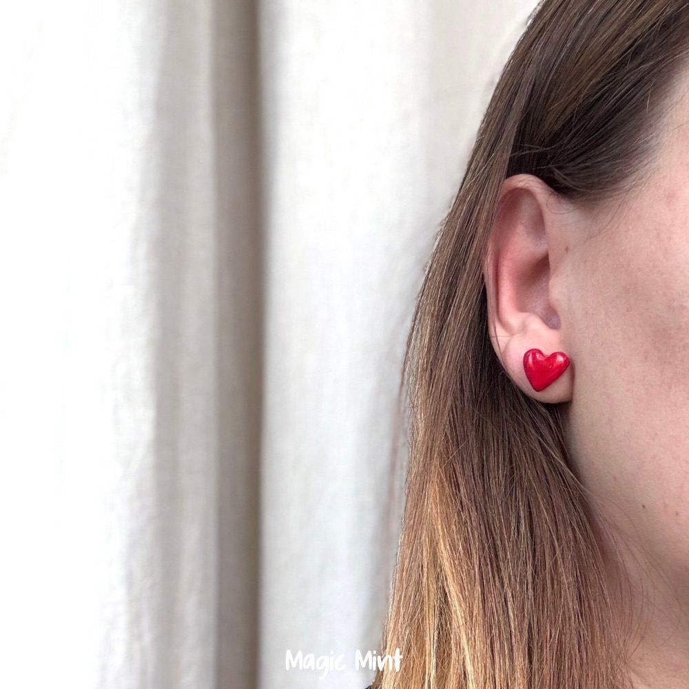 Set cercei multicolori formă inimioară - Image 12