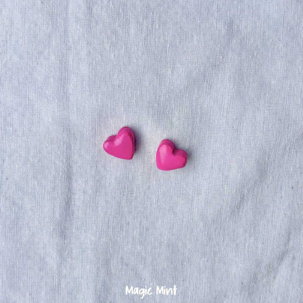 Set cercei multicolori formă inimioară - Image 11