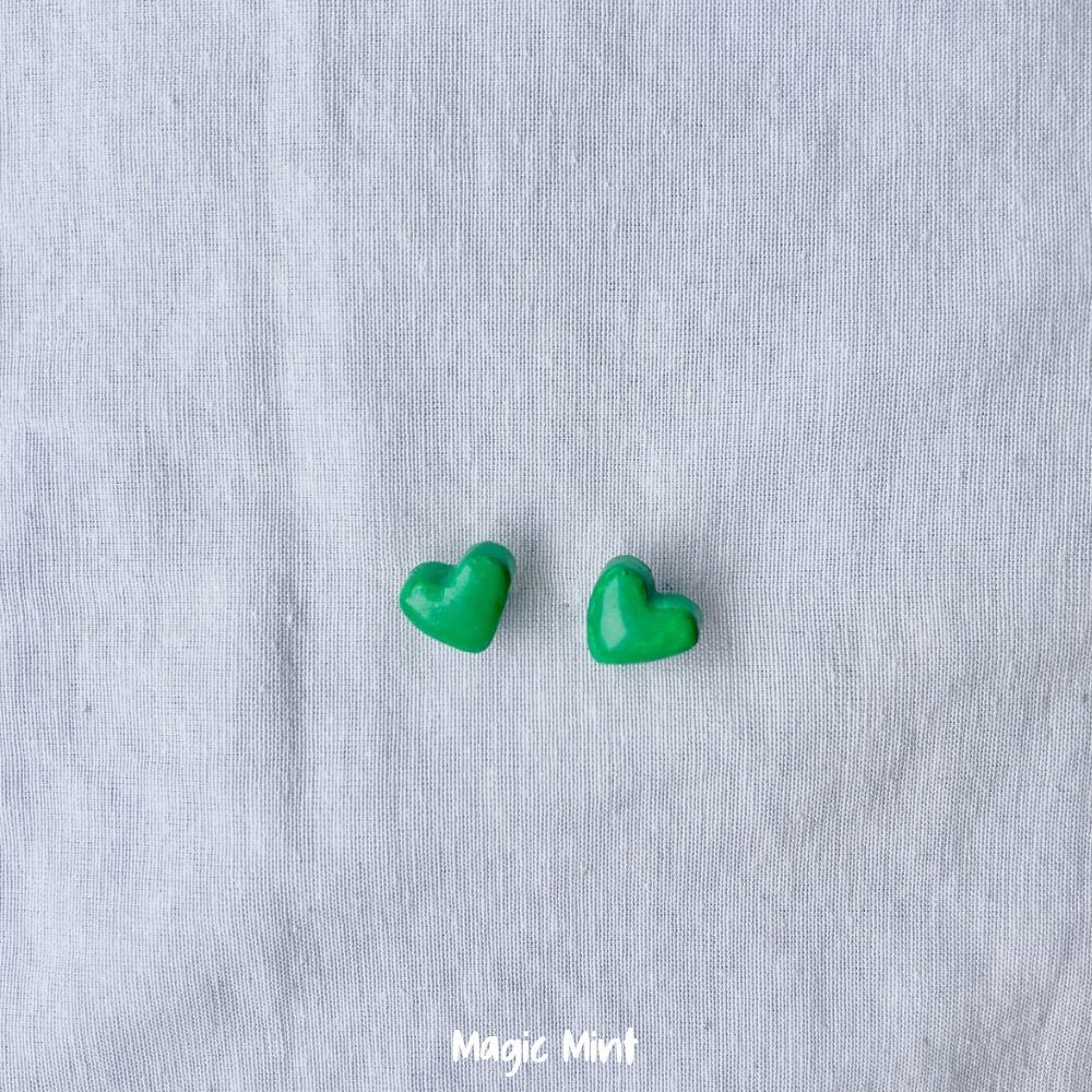 Set cercei multicolori formă inimioară - Image 7