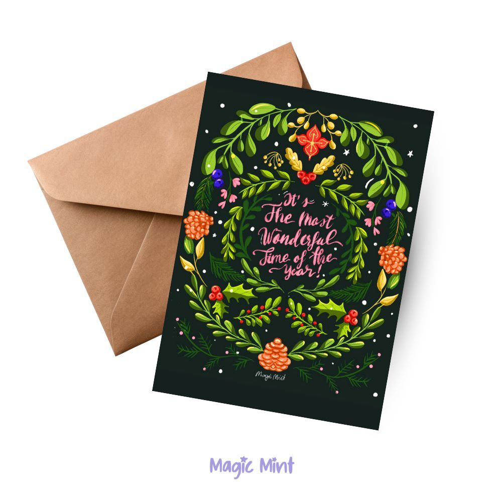 felicitare it's the most wonderful time